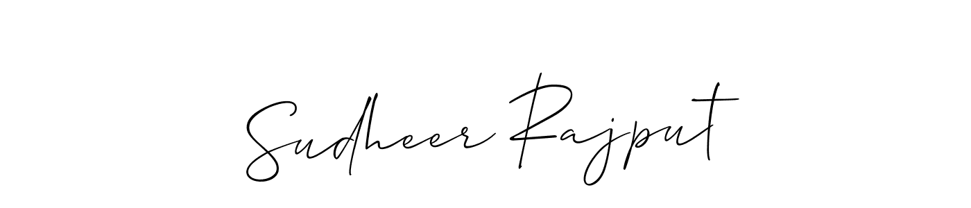 Best and Professional Signature Style for Sudheer Rajput. Allison_Script Best Signature Style Collection. Sudheer Rajput signature style 2 images and pictures png