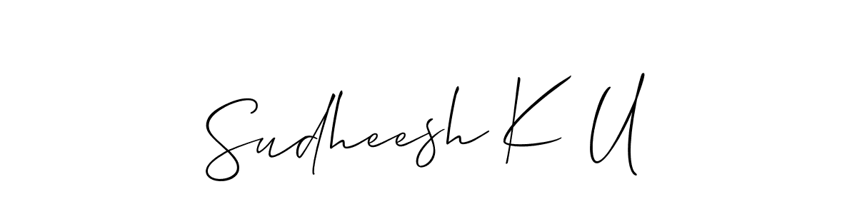 Check out images of Autograph of Sudheesh K U name. Actor Sudheesh K U Signature Style. Allison_Script is a professional sign style online. Sudheesh K U signature style 2 images and pictures png