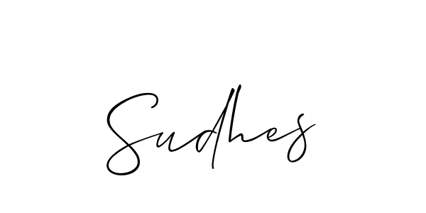 Make a short Sudhes signature style. Manage your documents anywhere anytime using Allison_Script. Create and add eSignatures, submit forms, share and send files easily. Sudhes signature style 2 images and pictures png