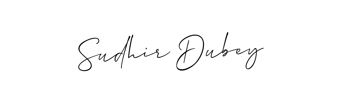 Make a short Sudhir Dubey signature style. Manage your documents anywhere anytime using Allison_Script. Create and add eSignatures, submit forms, share and send files easily. Sudhir Dubey signature style 2 images and pictures png