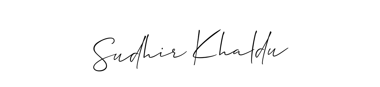 You can use this online signature creator to create a handwritten signature for the name Sudhir Khaldu. This is the best online autograph maker. Sudhir Khaldu signature style 2 images and pictures png