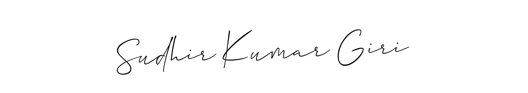 This is the best signature style for the Sudhir Kumar Giri name. Also you like these signature font (Allison_Script). Mix name signature. Sudhir Kumar Giri signature style 2 images and pictures png