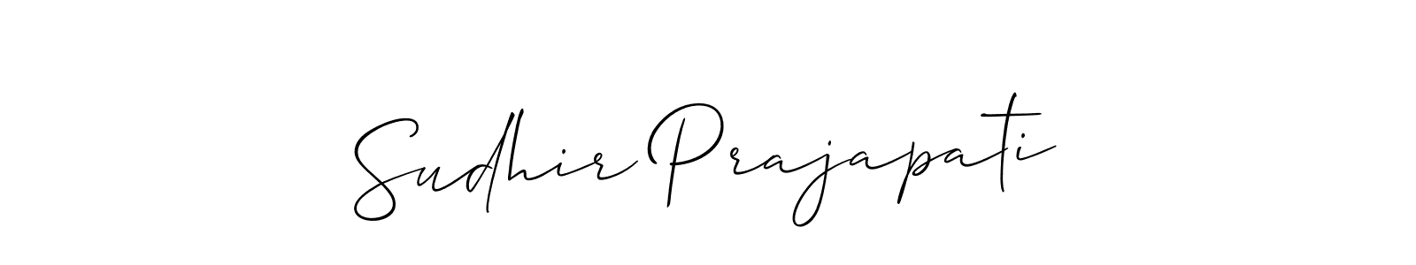 Here are the top 10 professional signature styles for the name Sudhir Prajapati. These are the best autograph styles you can use for your name. Sudhir Prajapati signature style 2 images and pictures png