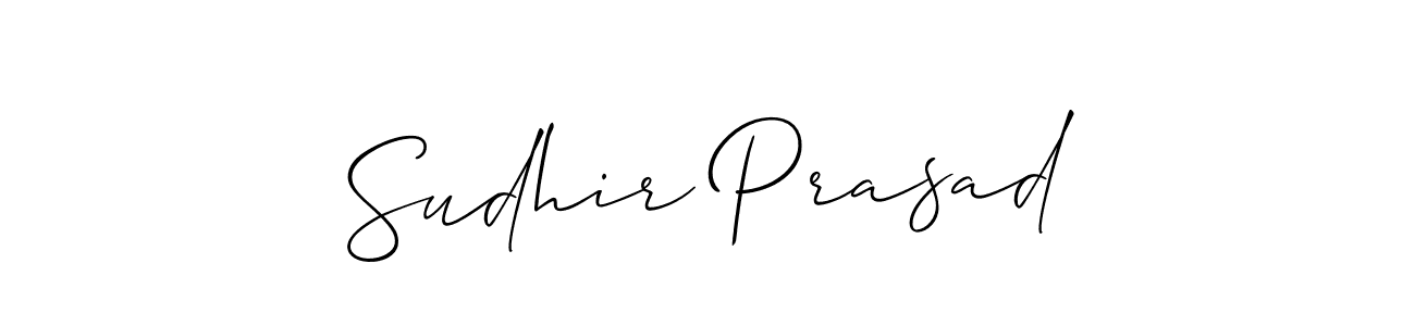 It looks lik you need a new signature style for name Sudhir Prasad. Design unique handwritten (Allison_Script) signature with our free signature maker in just a few clicks. Sudhir Prasad signature style 2 images and pictures png