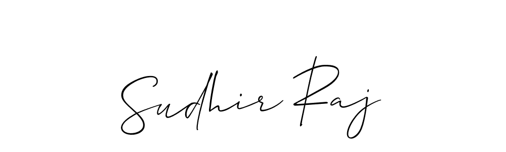 Make a beautiful signature design for name Sudhir Raj. Use this online signature maker to create a handwritten signature for free. Sudhir Raj signature style 2 images and pictures png