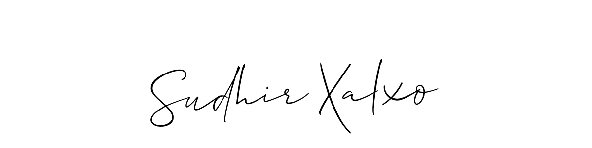 See photos of Sudhir Xalxo official signature by Spectra . Check more albums & portfolios. Read reviews & check more about Allison_Script font. Sudhir Xalxo signature style 2 images and pictures png