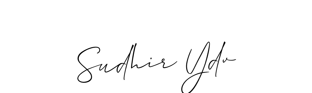 Once you've used our free online signature maker to create your best signature Allison_Script style, it's time to enjoy all of the benefits that Sudhir Ydv name signing documents. Sudhir Ydv signature style 2 images and pictures png