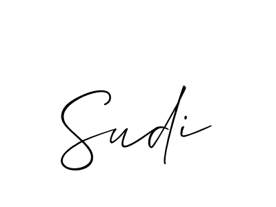 Best and Professional Signature Style for Sudi. Allison_Script Best Signature Style Collection. Sudi signature style 2 images and pictures png