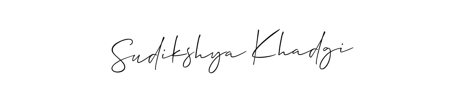 Make a beautiful signature design for name Sudikshya Khadgi. Use this online signature maker to create a handwritten signature for free. Sudikshya Khadgi signature style 2 images and pictures png