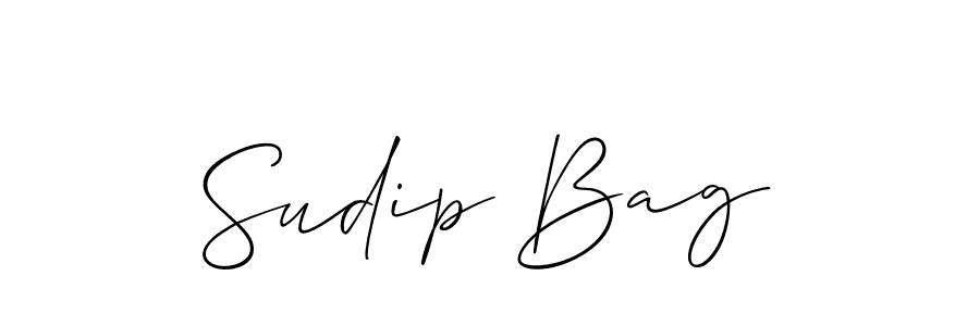 Best and Professional Signature Style for Sudip Bag. Allison_Script Best Signature Style Collection. Sudip Bag signature style 2 images and pictures png