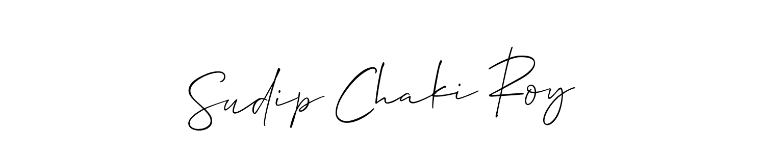 Make a short Sudip Chaki Roy signature style. Manage your documents anywhere anytime using Allison_Script. Create and add eSignatures, submit forms, share and send files easily. Sudip Chaki Roy signature style 2 images and pictures png