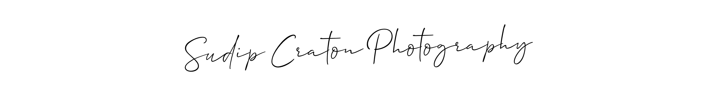 Make a beautiful signature design for name Sudip Craton Photography. With this signature (Allison_Script) style, you can create a handwritten signature for free. Sudip Craton Photography signature style 2 images and pictures png