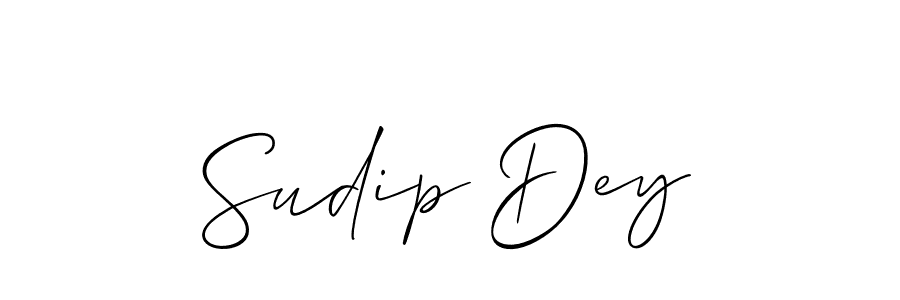 This is the best signature style for the Sudip Dey name. Also you like these signature font (Allison_Script). Mix name signature. Sudip Dey signature style 2 images and pictures png