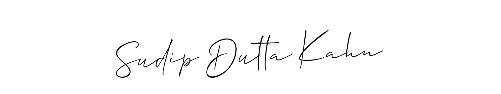 Make a beautiful signature design for name Sudip Dutta Kahn. Use this online signature maker to create a handwritten signature for free. Sudip Dutta Kahn signature style 2 images and pictures png