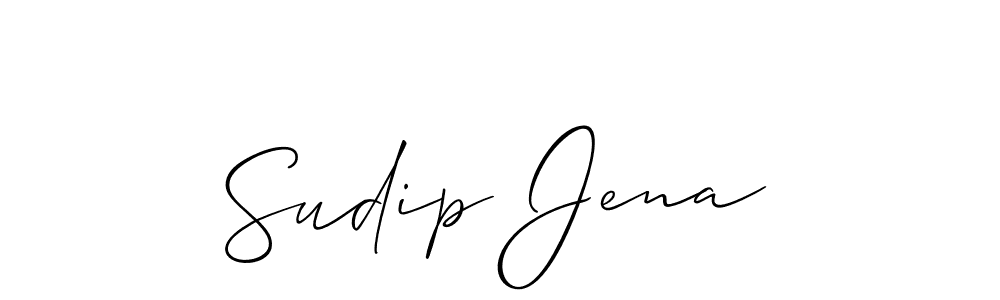 Best and Professional Signature Style for Sudip Jena. Allison_Script Best Signature Style Collection. Sudip Jena signature style 2 images and pictures png