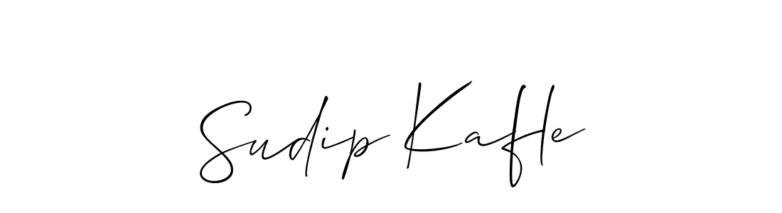 Allison_Script is a professional signature style that is perfect for those who want to add a touch of class to their signature. It is also a great choice for those who want to make their signature more unique. Get Sudip Kafle name to fancy signature for free. Sudip Kafle signature style 2 images and pictures png