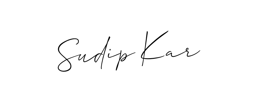 if you are searching for the best signature style for your name Sudip Kar. so please give up your signature search. here we have designed multiple signature styles  using Allison_Script. Sudip Kar signature style 2 images and pictures png