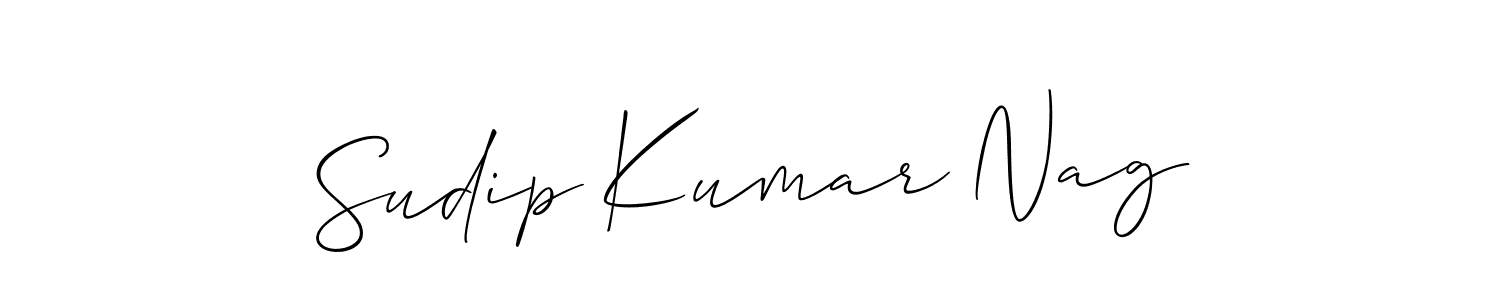Similarly Allison_Script is the best handwritten signature design. Signature creator online .You can use it as an online autograph creator for name Sudip Kumar Nag. Sudip Kumar Nag signature style 2 images and pictures png