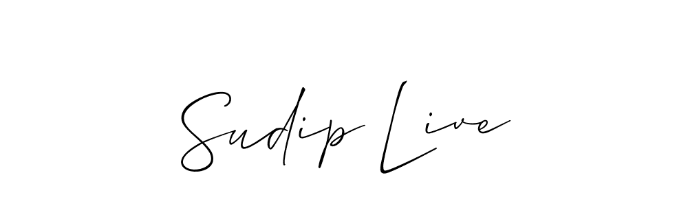 Best and Professional Signature Style for Sudip Live. Allison_Script Best Signature Style Collection. Sudip Live signature style 2 images and pictures png