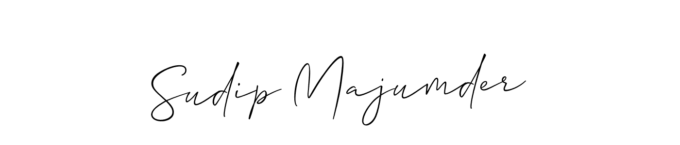 Create a beautiful signature design for name Sudip Majumder. With this signature (Allison_Script) fonts, you can make a handwritten signature for free. Sudip Majumder signature style 2 images and pictures png