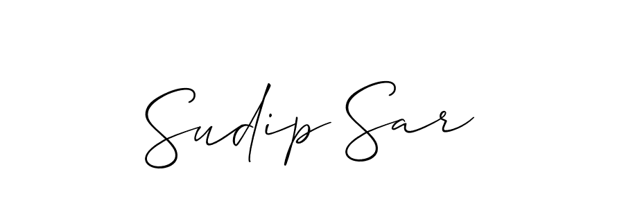 Once you've used our free online signature maker to create your best signature Allison_Script style, it's time to enjoy all of the benefits that Sudip Sar name signing documents. Sudip Sar signature style 2 images and pictures png