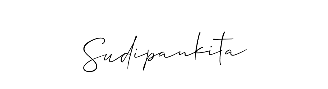 It looks lik you need a new signature style for name Sudipankita. Design unique handwritten (Allison_Script) signature with our free signature maker in just a few clicks. Sudipankita signature style 2 images and pictures png