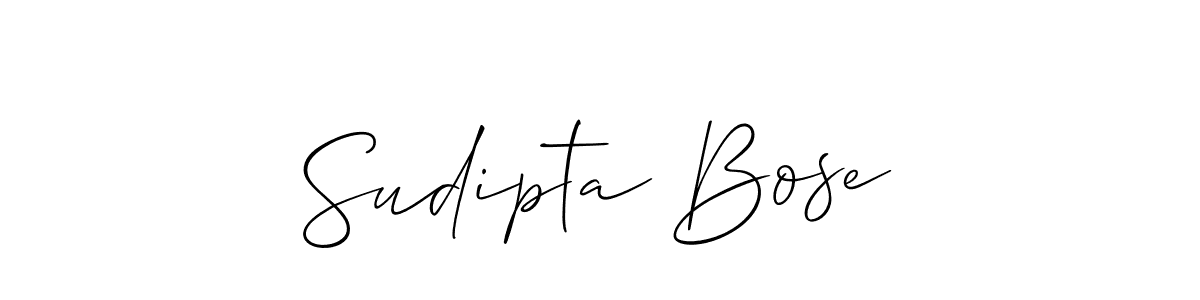 Sudipta Bose stylish signature style. Best Handwritten Sign (Allison_Script) for my name. Handwritten Signature Collection Ideas for my name Sudipta Bose. Sudipta Bose signature style 2 images and pictures png