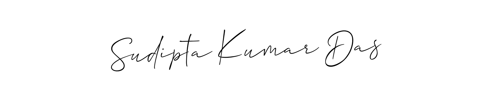 How to make Sudipta Kumar Das name signature. Use Allison_Script style for creating short signs online. This is the latest handwritten sign. Sudipta Kumar Das signature style 2 images and pictures png