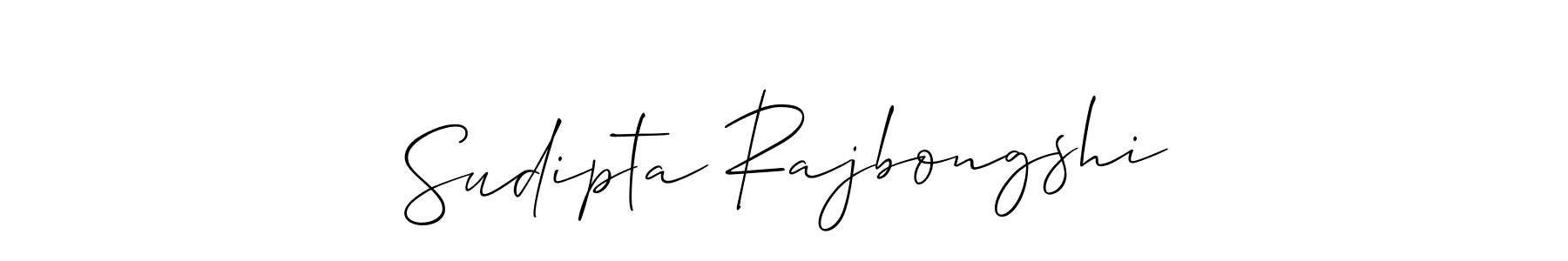 How to make Sudipta Rajbongshi signature? Allison_Script is a professional autograph style. Create handwritten signature for Sudipta Rajbongshi name. Sudipta Rajbongshi signature style 2 images and pictures png