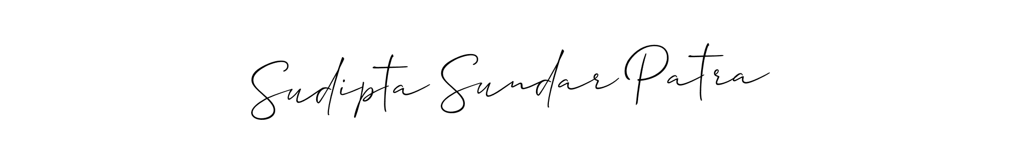 How to Draw Sudipta Sundar Patra signature style? Allison_Script is a latest design signature styles for name Sudipta Sundar Patra. Sudipta Sundar Patra signature style 2 images and pictures png