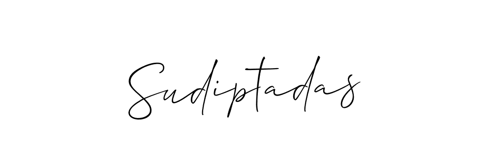 Create a beautiful signature design for name Sudiptadas. With this signature (Allison_Script) fonts, you can make a handwritten signature for free. Sudiptadas signature style 2 images and pictures png