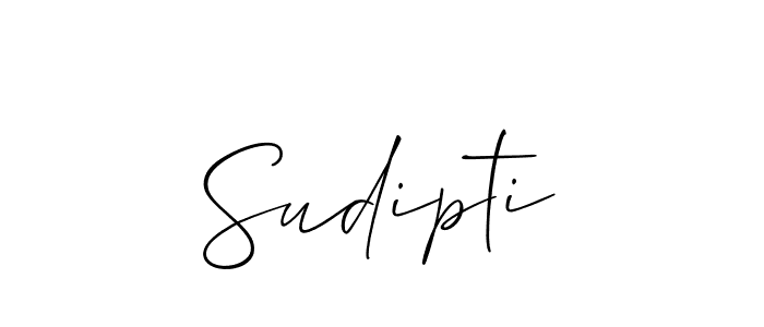 Make a short Sudipti signature style. Manage your documents anywhere anytime using Allison_Script. Create and add eSignatures, submit forms, share and send files easily. Sudipti signature style 2 images and pictures png