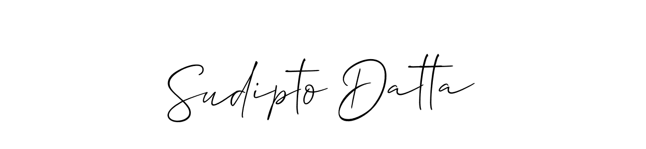 Make a short Sudipto Datta signature style. Manage your documents anywhere anytime using Allison_Script. Create and add eSignatures, submit forms, share and send files easily. Sudipto Datta signature style 2 images and pictures png