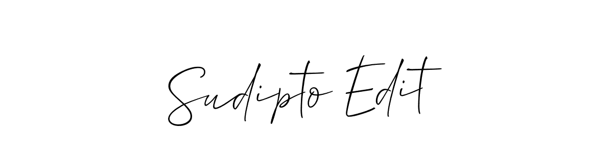 The best way (Allison_Script) to make a short signature is to pick only two or three words in your name. The name Sudipto Edit include a total of six letters. For converting this name. Sudipto Edit signature style 2 images and pictures png