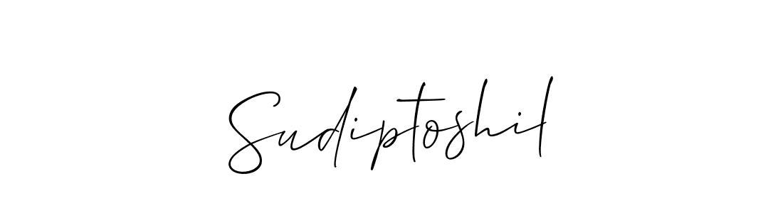 You should practise on your own different ways (Allison_Script) to write your name (Sudiptoshil) in signature. don't let someone else do it for you. Sudiptoshil signature style 2 images and pictures png