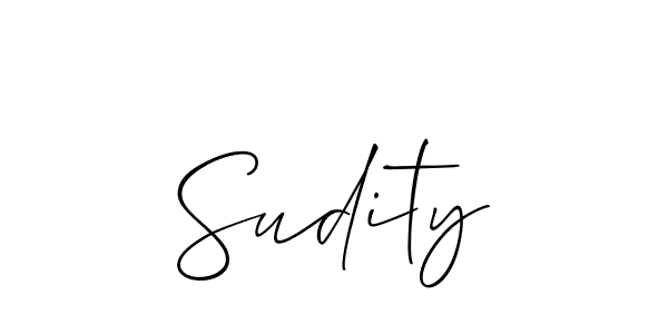 You should practise on your own different ways (Allison_Script) to write your name (Sudity) in signature. don't let someone else do it for you. Sudity signature style 2 images and pictures png