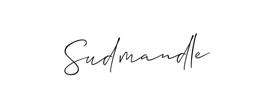 Make a beautiful signature design for name Sudmandle. Use this online signature maker to create a handwritten signature for free. Sudmandle signature style 2 images and pictures png