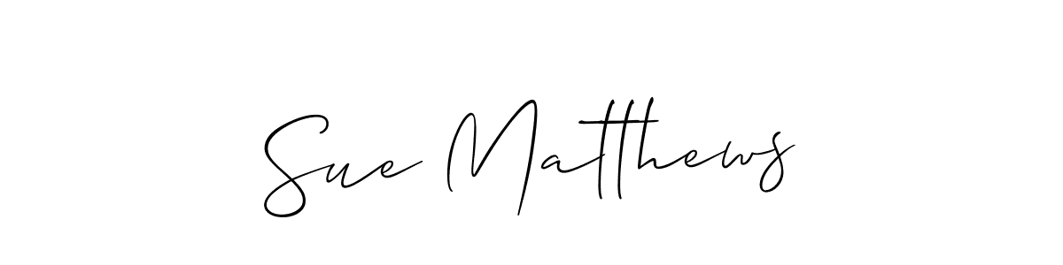 Check out images of Autograph of Sue Matthews name. Actor Sue Matthews Signature Style. Allison_Script is a professional sign style online. Sue Matthews signature style 2 images and pictures png