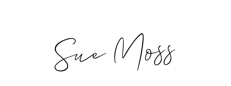 Similarly Allison_Script is the best handwritten signature design. Signature creator online .You can use it as an online autograph creator for name Sue Moss. Sue Moss signature style 2 images and pictures png
