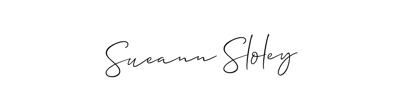 Similarly Allison_Script is the best handwritten signature design. Signature creator online .You can use it as an online autograph creator for name Sueann Sloley. Sueann Sloley signature style 2 images and pictures png