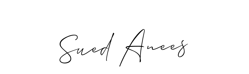Here are the top 10 professional signature styles for the name Sued Anees. These are the best autograph styles you can use for your name. Sued Anees signature style 2 images and pictures png