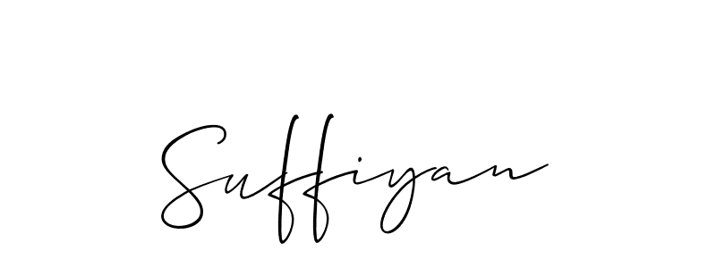 Also You can easily find your signature by using the search form. We will create Suffiyan name handwritten signature images for you free of cost using Allison_Script sign style. Suffiyan signature style 2 images and pictures png