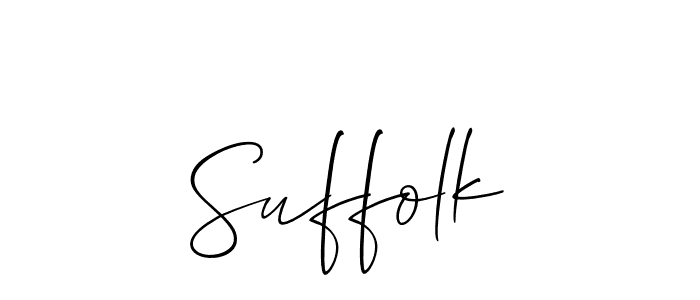 How to Draw Suffolk signature style? Allison_Script is a latest design signature styles for name Suffolk. Suffolk signature style 2 images and pictures png