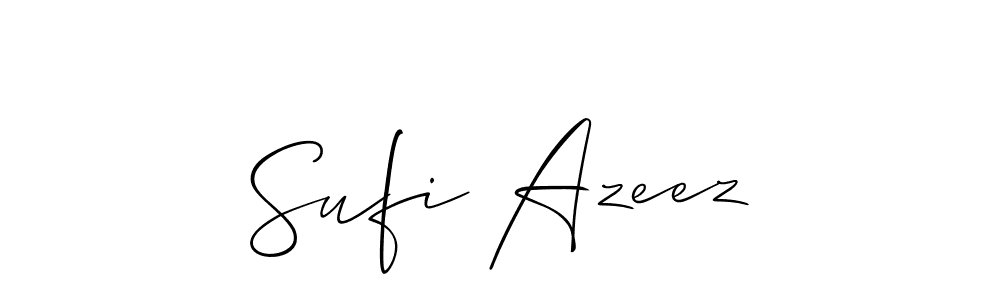 Also You can easily find your signature by using the search form. We will create Sufi Azeez name handwritten signature images for you free of cost using Allison_Script sign style. Sufi Azeez signature style 2 images and pictures png