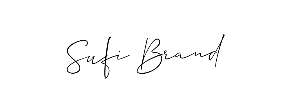 Also You can easily find your signature by using the search form. We will create Sufi Brand name handwritten signature images for you free of cost using Allison_Script sign style. Sufi Brand signature style 2 images and pictures png
