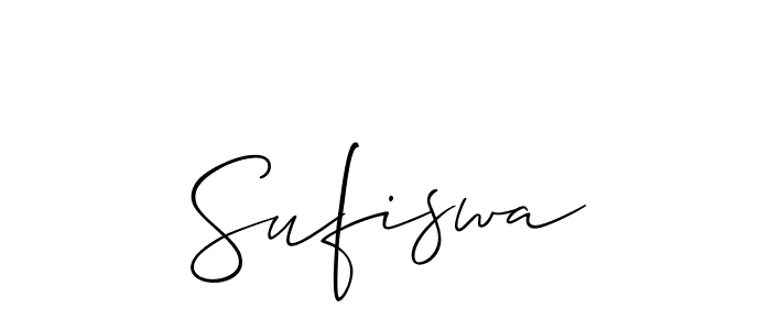 Also we have Sufiswa name is the best signature style. Create professional handwritten signature collection using Allison_Script autograph style. Sufiswa signature style 2 images and pictures png