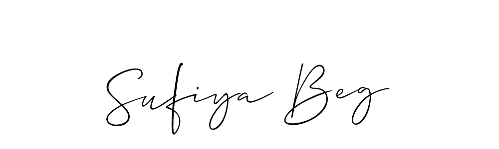 if you are searching for the best signature style for your name Sufiya Beg. so please give up your signature search. here we have designed multiple signature styles  using Allison_Script. Sufiya Beg signature style 2 images and pictures png