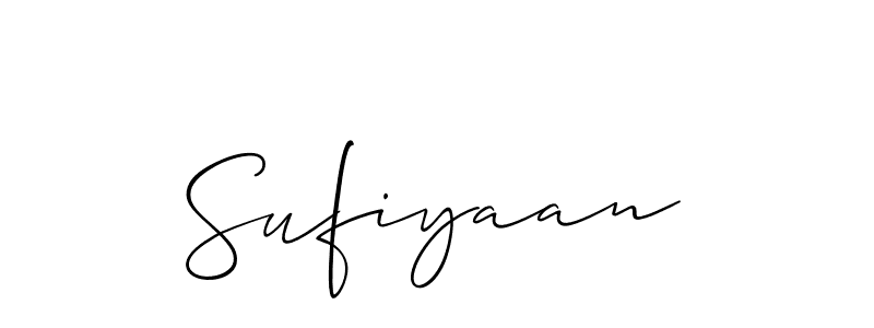 How to make Sufiyaan name signature. Use Allison_Script style for creating short signs online. This is the latest handwritten sign. Sufiyaan signature style 2 images and pictures png