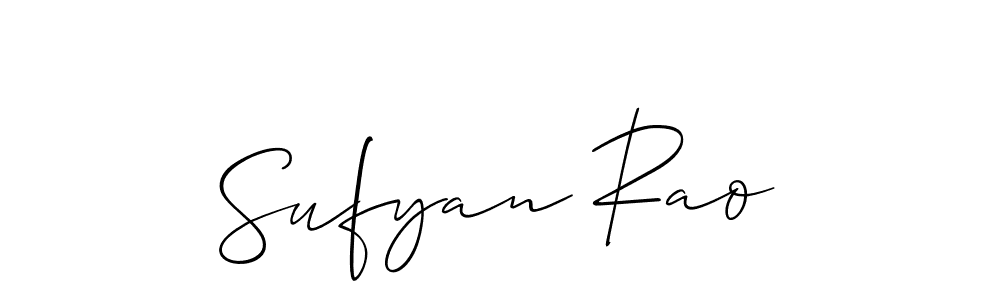 How to Draw Sufyan Rao signature style? Allison_Script is a latest design signature styles for name Sufyan Rao. Sufyan Rao signature style 2 images and pictures png