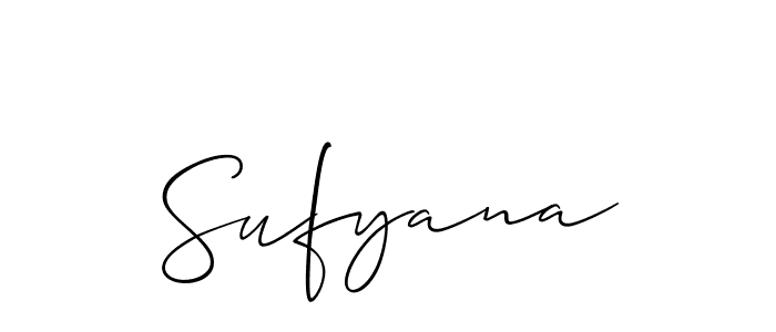 Make a short Sufyana signature style. Manage your documents anywhere anytime using Allison_Script. Create and add eSignatures, submit forms, share and send files easily. Sufyana signature style 2 images and pictures png